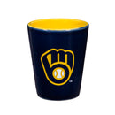Milwaukee Brewers 4-Piece Ceramic 2oz. Cup Set