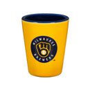 Milwaukee Brewers 4-Piece Ceramic 2oz. Cup Set