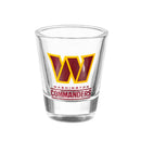 Washington Commanders 4-Piece Ceramic and Glass 2oz. Cup Set