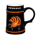 Cincinnati Bengals Ceramic Stein Cup, 24oz