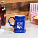 New York Rangers Ceramic Stein Cup, 24oz