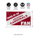 Arizona Cardinals, PVC Mat COLOR, Home of a Fan