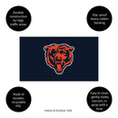Full Color PVC Mat, 16" x 28", Chicago Bears