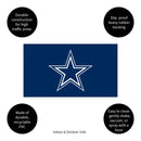 Full Color PVC Mat, 16" x 28", Dallas Cowboys