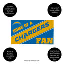 Los Angeles Chargers, PVC Mat COLOR, Home of a Fan