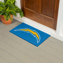 Full Color PVC Mat, 16" x 28", Los Angeles Chargers