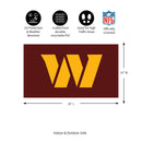 Full Color PVC Mat, 16" x 28", Washington Commanders