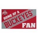 Ohio State University, PVC Mat COLOR, Home of a Fan