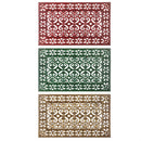 Ornate Rubber Mat, 3 Asst: Red/Green/Gold