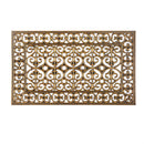 Ornate Rubber Mat, 3 Asst: Red/Green/Gold