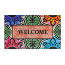 Welcome Daisies Flocked Floor Mat