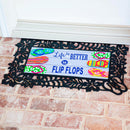 Life Is Better in Flip Flops Sassafras Switch Mat