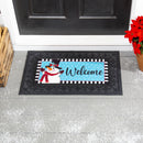Patterned Snowman Sassafras Switch Mat