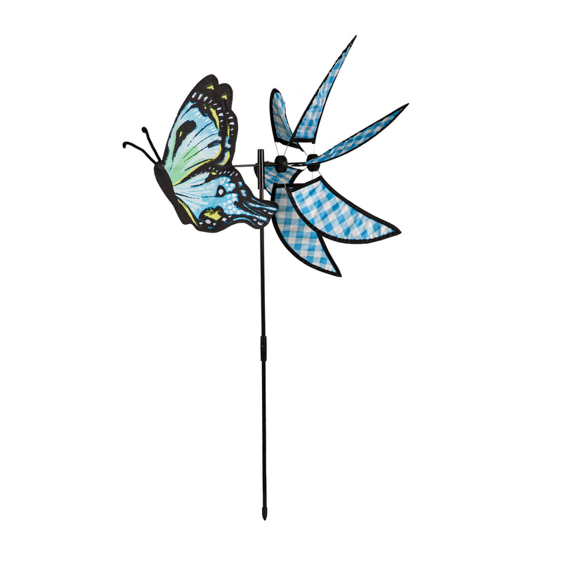 Butterfly Fields Pinwheel Spinner, 3 Assorted,45451