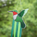 3D Hummingbird Shaped Fabric Wind Spinner