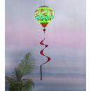 Welcome Summer Truck Solar Lit Burlap Balloon Spinner