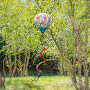 Fall Plaid Truck Animated Burlap Balloon Spinner