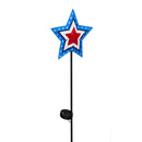 Americana Forever Botancials Lit Fabric Stakes, 3 Asst