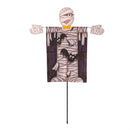 Halloween Friend with Bobbing Head and Hands Fabric Garden Stake
