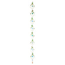 70"H Hummingbird Circles with Bead Accents Rain Chain,47m3152