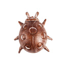 Cast Metal Outdoor Key Hider, Distressed Red Ladybug,47m3207ecm