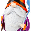 17.75"H Metal Halloween Gnome Garden Statuary with Planter