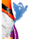 17.75"H Metal Halloween Gnome Garden Statuary with Planter