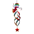 33"H Holiday Icon Wind Spinner, Snowman with Blue Hat