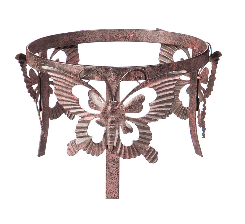 Gazing Ball Hardware Stand, Butterfly Adorned,47m404