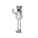 Fall Fox Metal Statuary, Set of 2,47m4085