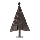 Galvanized Holiday Tree Statue