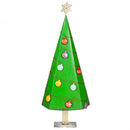 Galvanized Holiday Tree Statue