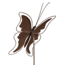41"H Metal Garden Stake, Decoupage Butterfly