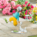 Metal Wandering Fairy Statuary