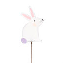 Easter Cotton Tail Metal Garden Stake, 33"H
