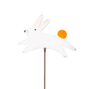 Easter Cotton Tail Metal Garden Stake, 33"H