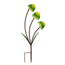 Garden of Wonder Garden Stake, Metal Trio Mushroom, 23", CDU