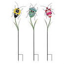 Garden of Wonder Garden Stake, Metal Bright Beetle, 39", CDU