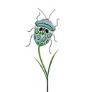 Garden of Wonder Garden Stake, Metal Bright Beetle, 39", CDU