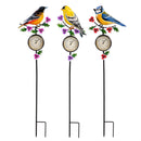 What She Shed Garden Stake, Metal Song Bird Thermometer Garden Stake, 37", CDU