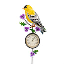 What She Shed Garden Stake, Metal Song Bird Thermometer Garden Stake, 37", CDU