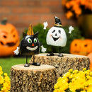 Ghostly Friends Metal Statue, 10"H