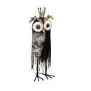 Owl Queen Metal Statue, 20"H