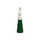 Shades of Emerald Garden Statue, Metal Statue, Santa and Snowman, 18.7"H, Set of 2