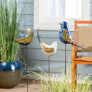 Garden of Wonder Garden Stake, Metal Fancy Bird, 36"
