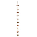 Lotus Metal Rain Chain, 72"H