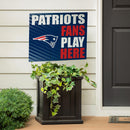 New England Patriots Yard Sign "Fans Play Here"