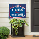 Chicago Cubs Yard Sign, "Fans Welcome"
