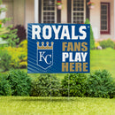 Kansas City Royals Yard Sign "Fans Play Here"