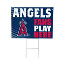 Los Angeles Angels Yard Sign "Fans Play Here"
